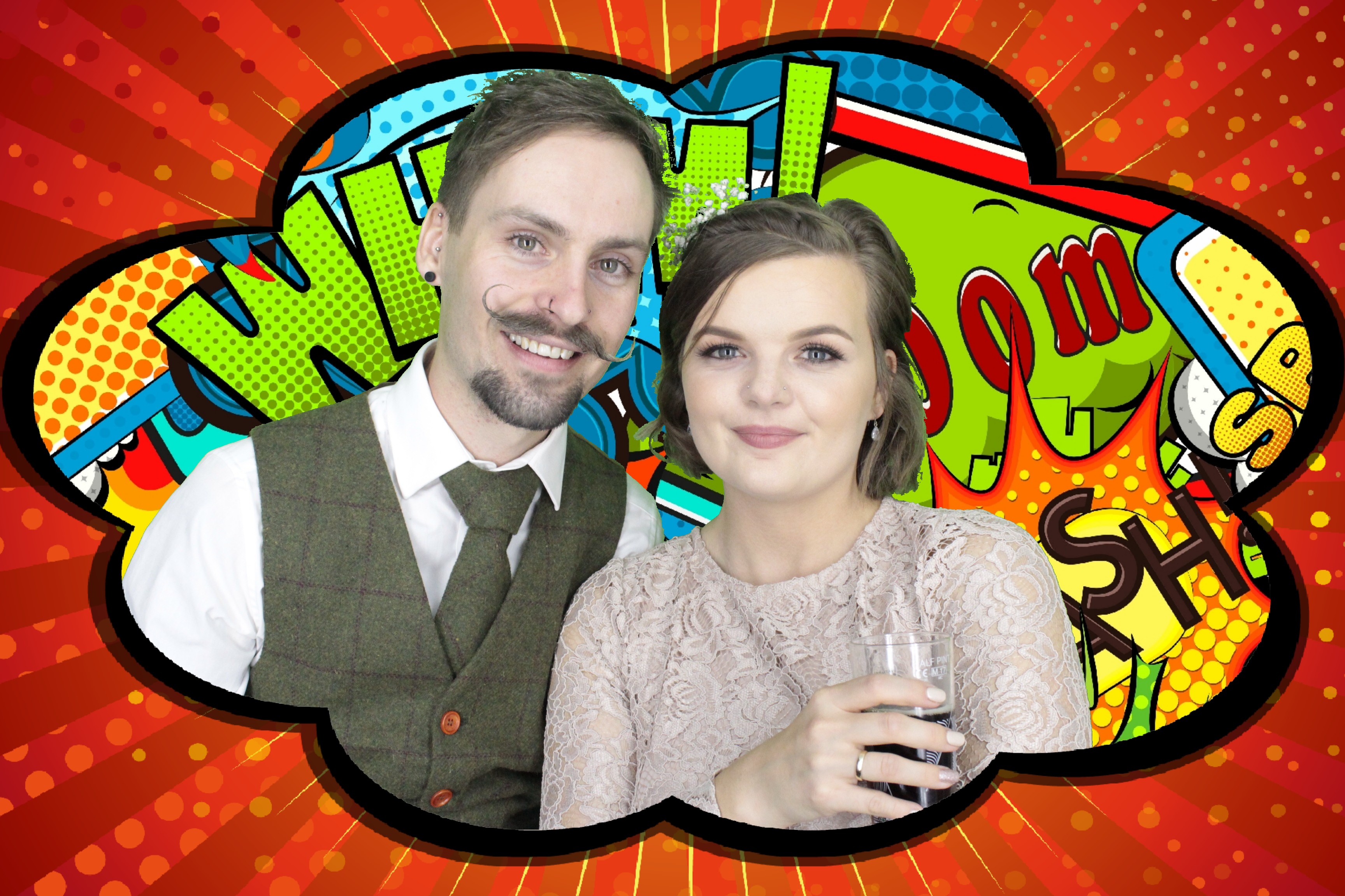 Mr & Mrs Hillier | View more photos from the event at gallery.myphotoboothexperience.co.uk/u/MyPhotoBoothExperienceLtd/Mr-Mrs-Hillier